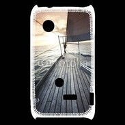 Coque Sony Xperia Typo Voilier au couché du soleil
