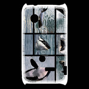 Coque Sony Xperia Typo Orque noir et blanc