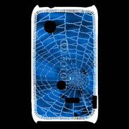 Coque Sony Xperia Typo Toile d'araignée bleue