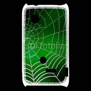 Coque Sony Xperia Typo Toile d'araignée verte