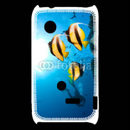 Coque Sony Xperia Typo Poisson jaune et noir