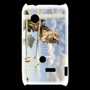 Coque Sony Xperia Typo Agility saut d'obstacle