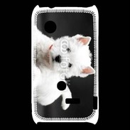 Coque Sony Xperia Typo Chiot blanc 5