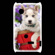 Coque Sony Xperia Typo Portrait chiot Husky de Sibérie 1