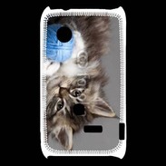 Coque Sony Xperia Typo Chaton et pelote de laine