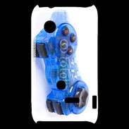 Coque Sony Xperia Typo Manette de jeux bleue