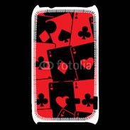 Coque Sony Xperia Typo Cartes rouges et noires 5