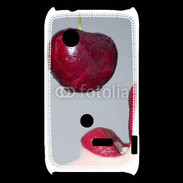 Coque Sony Xperia Typo Cerise et bouche 3