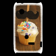 Coque Sony Xperia Typo Cupcake moustache