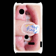 Coque Sony Xperia Typo Fuck you 5