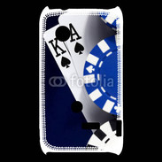 Coque Sony Xperia Typo Poker bleu et noir 2