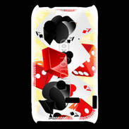 Coque Sony Xperia Typo Carte et dés en folie