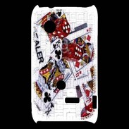 Coque Sony Xperia Typo Illustration poker 1