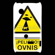 Coque Sony Xperia Typo Warning Ovni