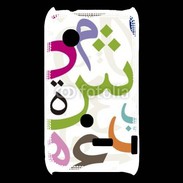Coque Sony Xperia Typo Lettres Arabe