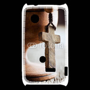 Coque Sony Xperia Typo Croix en bois 5