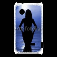 Coque Sony Xperia Typo Silhouette de nuit dans l'eau