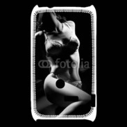 Coque Sony Xperia Typo Charme noir et blanc