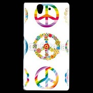 Coque Sony Xperia Z Symboles de paix