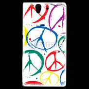 Coque Sony Xperia Z Symboles de paix 2
