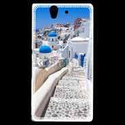 Coque Sony Xperia Z Village sur l'Île de Santorini en Grêce