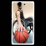 Coque Sony Xperia Z Joueur de basket en fauteuil