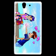 Coque Sony Xperia Z Garçon romantique