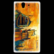 Coque Sony Xperia Z Peinture de bateau