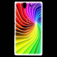 Coque Sony Xperia Z Art abstrait en couleur