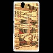 Coque Sony Xperia Z Peinture Papyrus Egypte