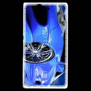 Coque Sony Xperia Z Speedster tuning bleu