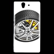Coque Sony Xperia Z Pneu complet étrier jaune