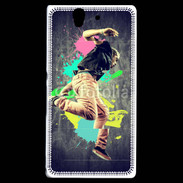 Coque Sony Xperia Z Danseur rétro style