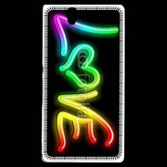 Coque Sony Xperia Z Love en couleur