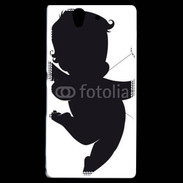 Coque Sony Xperia Z Silhouette Cupidon