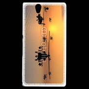 Coque Sony Xperia Z Hélicoptère Apache de nuit