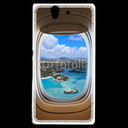 Coque Sony Xperia Z Vue de l'intérieur d'un avion