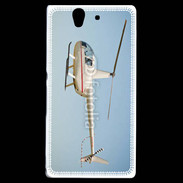 Coque Sony Xperia Z Hélicoptère R44 blanc