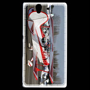 Coque Sony Xperia Z Biplan rouge et blanc 10