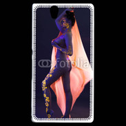 Coque Sony Xperia Z Tatouage sexy en or