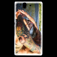 Coque Sony Xperia Z Tatouage homme sexy