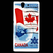 Coque Sony Xperia Z Timbre canadien 1967