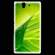 Coque Sony Xperia Z Feuille écologie