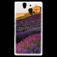 Coque Sony Xperia Z Champs de lavande 3