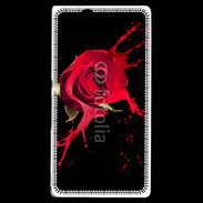 Coque Sony Xperia Z Rose splash