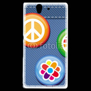 Coque Sony Xperia Z Hippies jean's