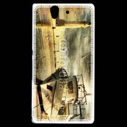 Coque Sony Xperia Z Phare et bateau Vintage