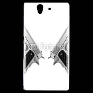 Coque Sony Xperia Z Double flingue