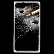 Coque Sony Xperia Z Impacte de balle dans une vitre