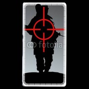 Coque Sony Xperia Z Soldat dans la ligne de mire